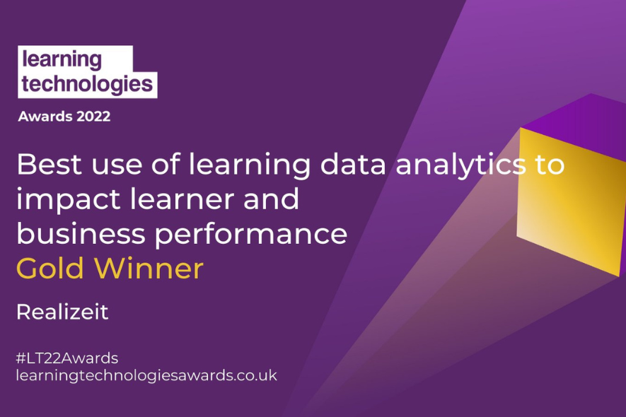 Realizeit Wins 2022 Learning Technologies Award in the Corporate L&D Market